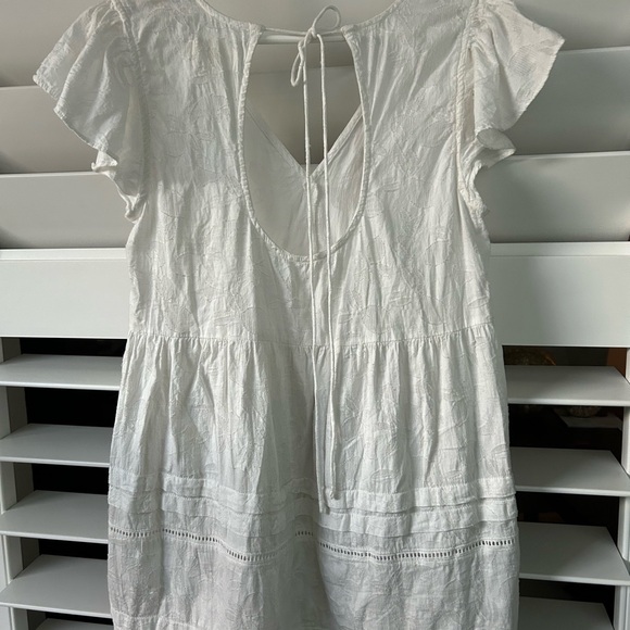 Maeve Textured Open-back Tunic Top, Size M - Picture 4 of 5